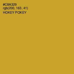 #C8A329 - Hokey Pokey Color Image